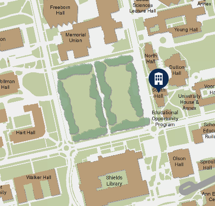 Career Center - campus map